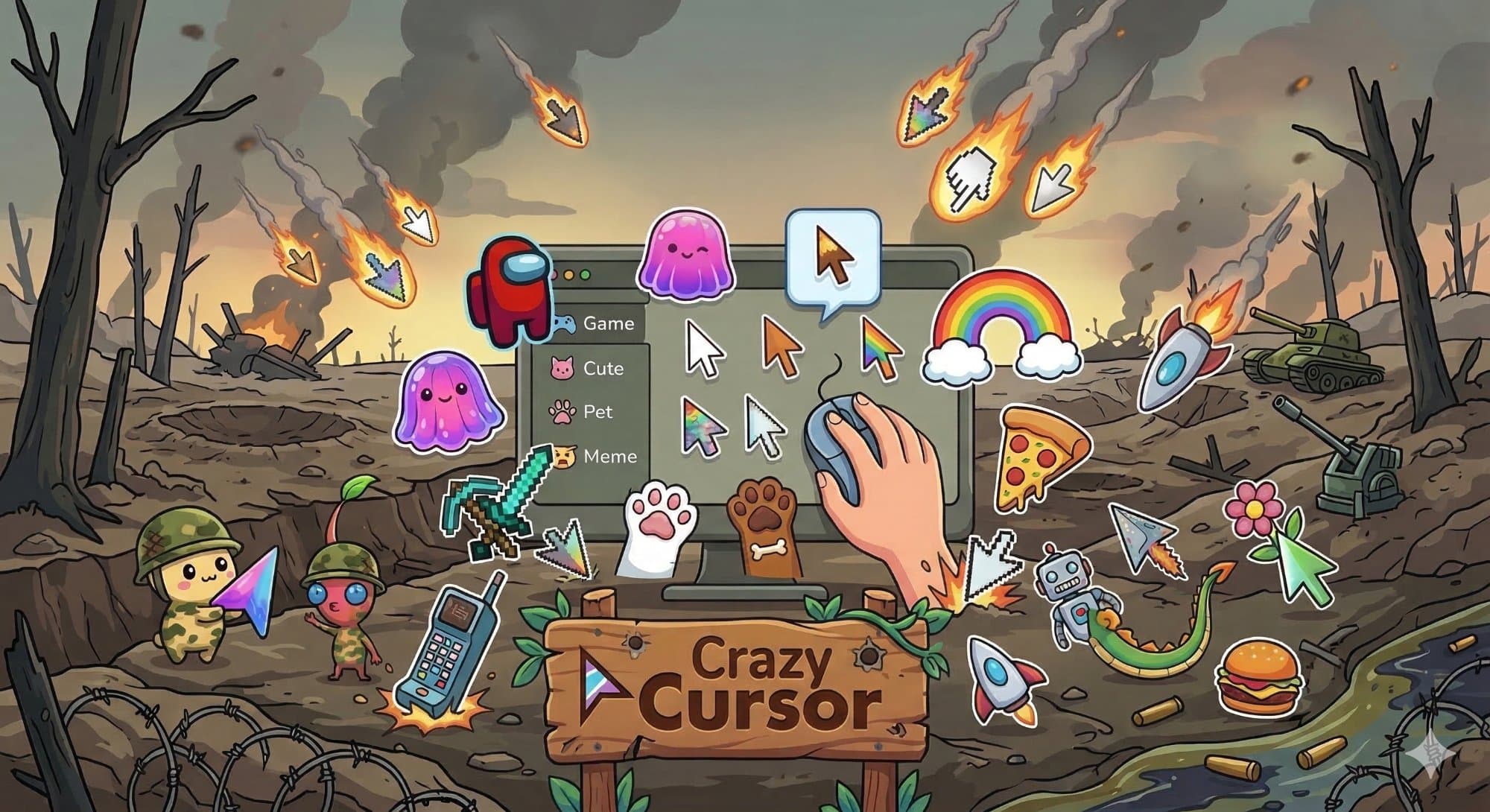 Crazy Cursor banner